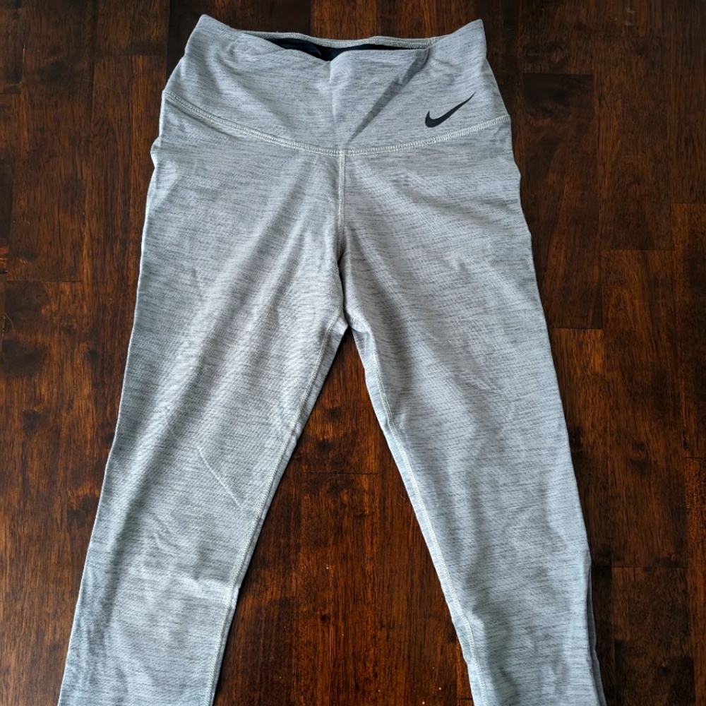 Nike Heather Grey Leggings - Size Extra Small